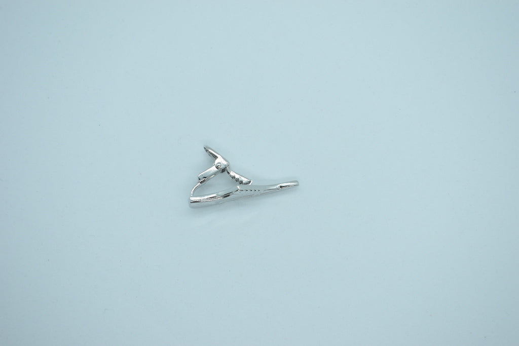 Sterling Silver Shoe Tie Clip