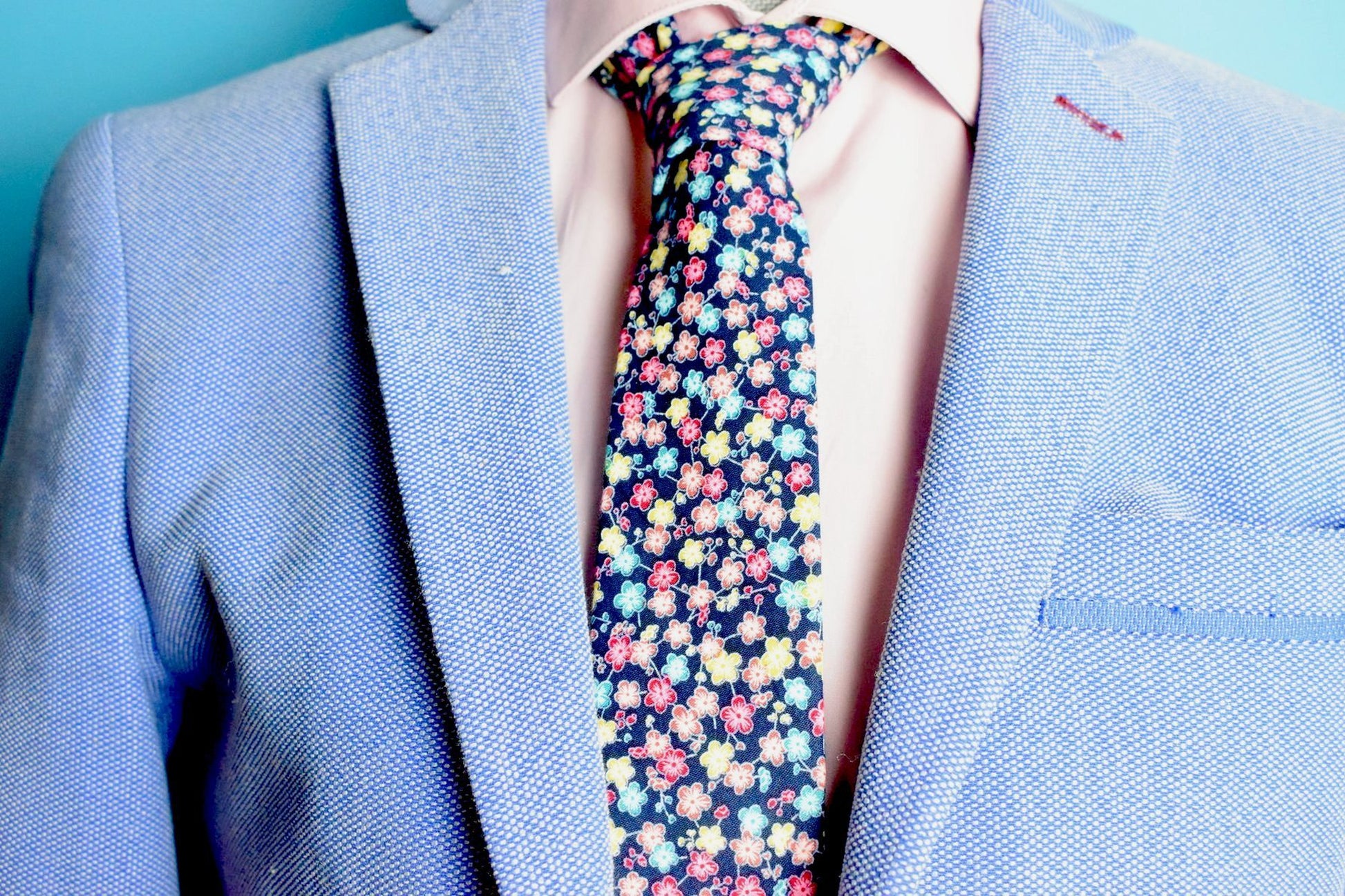 Multi-flower Tie Cotton
