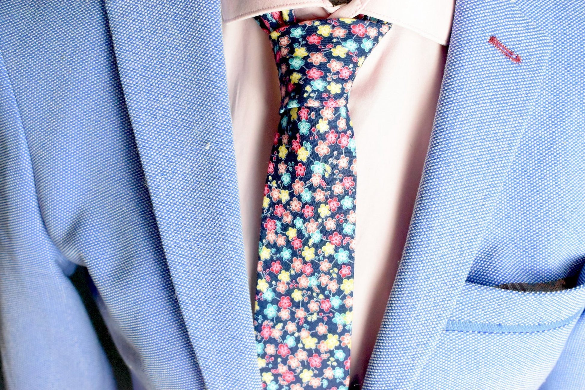 Multi-flower Tie Cotton