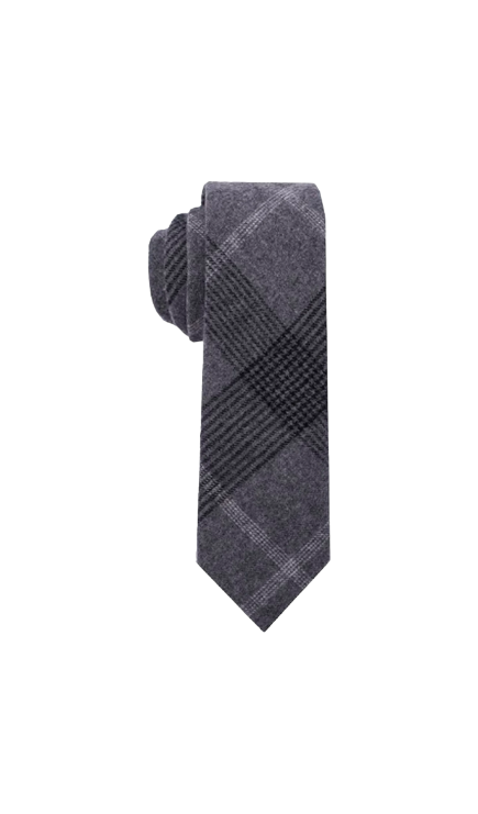 Diamond-Blackgrey Cotton Tie