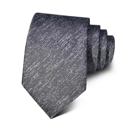 Slate Static Silk Tie