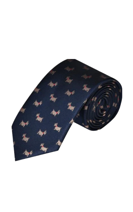 Furry Companion Silk Tie