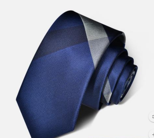 Zegami Men Tie "Navy Blue Diamond"