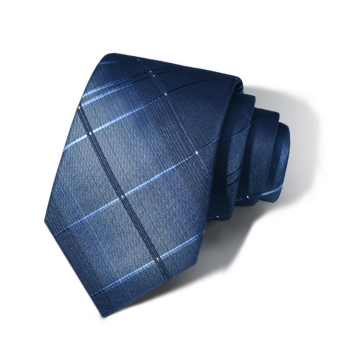 Zegami Men Tie "Navy Blue with Diamonds Design"