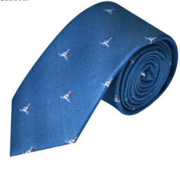 Zegami Men Tie "Blue Sail Boat"