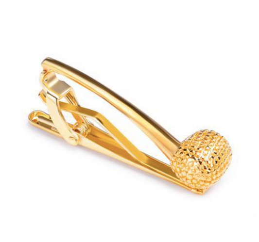 Tie Clip Golden Colour Pipe