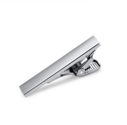 Tie Clip Simple Silver