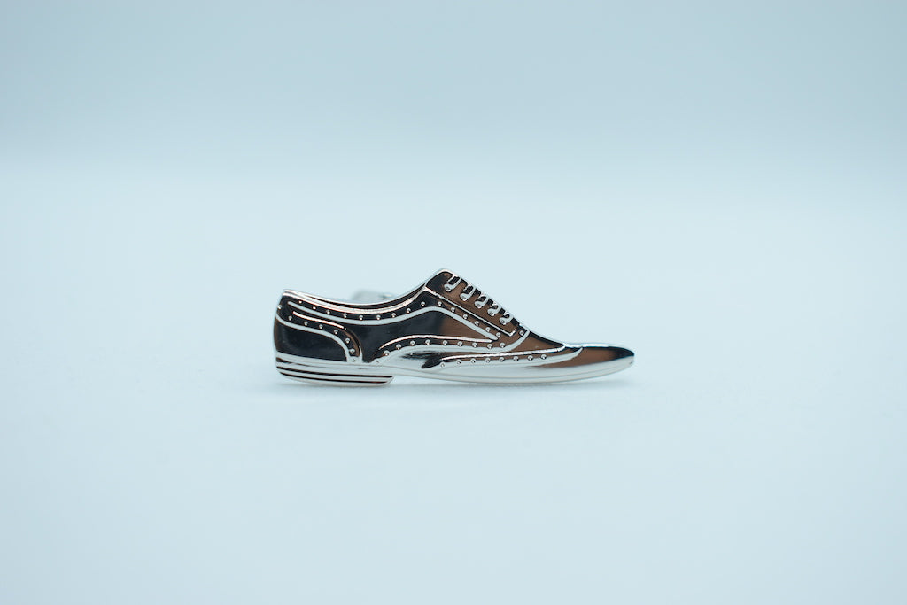 Sterling Silver Shoe Tie Clip