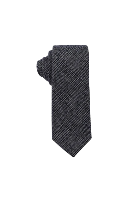 Smokey Grid Wool Tie