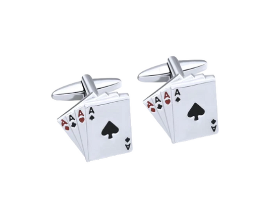 Aces: Four of a Kind Cufflinks