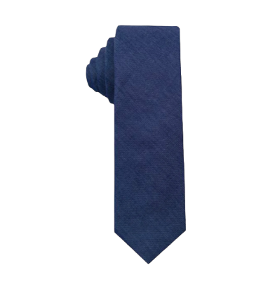 Navy Blue Cotton Tie