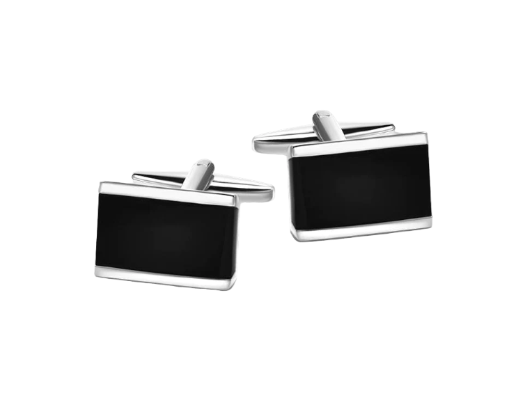 Onyx Edge Cufflinks